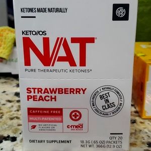 Keto nat O/S strawberry peach